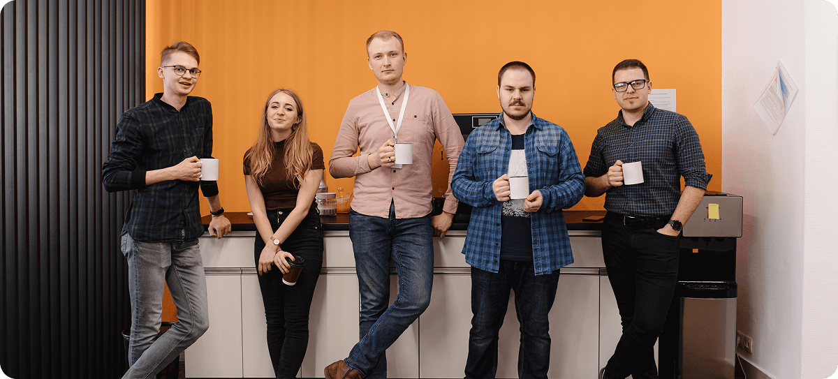 The Nivara Digital team together in the office